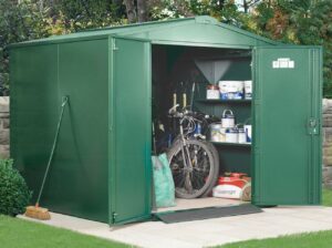 Asgard Gladiator 7x7ft Metal Shed (2.26 x 2.24m) - Police Preferred Specification - Green