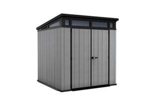 Keter Artisan 2.0 7x7ft Plastic Pent Shed (2.16 x 2.18m) - Grey