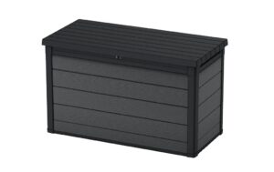 Keter Cortina 757L Plastic Storage Box (5.0 x 2.4ft / 1.52 x 0.72m) - Grey