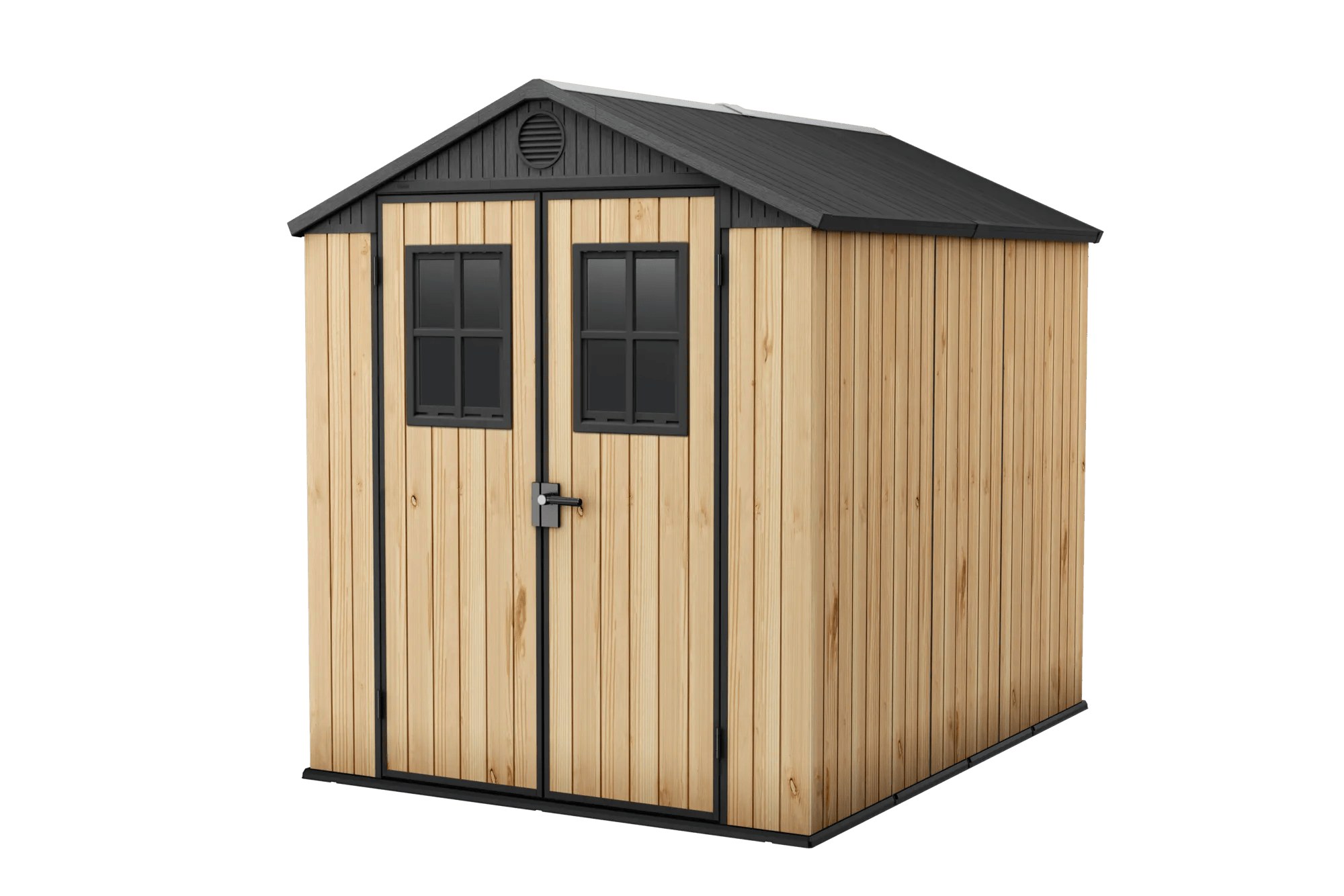 Keter Darwin Carolina 6x8ft Plastic Apex Shed (1.90 x 2.44m)