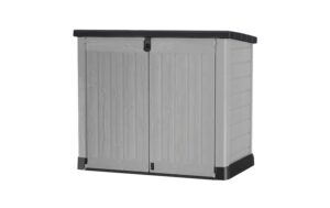 Keter Store It Out Pro 1200L Plastic Storage Box (4.8 x 2.7ft / 1.46 x 0.82m) - Graphite