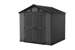 Keter Stronghold 8x8ft Plastic Apex Shed (2.52 x 2.31m) - Grey