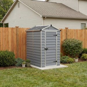 Palram - Canopia Skylight 4x6ft Polycarbonate Shed (1.21 x 1.77m) - Dark Grey