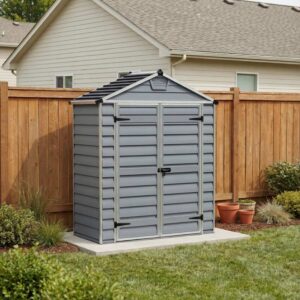 Palram - Canopia Skylight 6x3ft Polycarbonate Shed (1.85 x 0.90m) - Grey