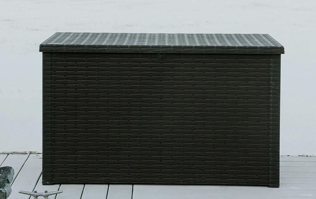 Keter Java XXL 870L Plastic Storage Box (4.8 x 2.7ft / 1.47 x 0.83m) - Graphite