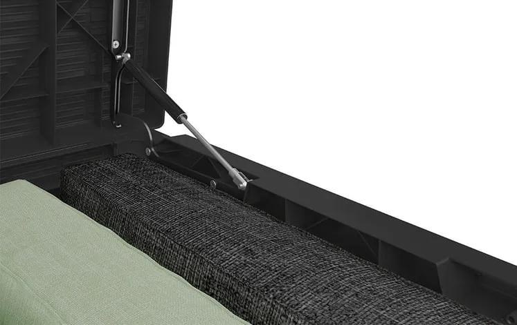 Keter Java XXL 870L Plastic Storage Box (4.8 x 2.7ft / 1.47 x 0.83m) - Graphite